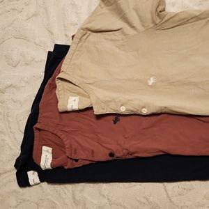 Men's soft A & F T, bundle of 3, EUC.